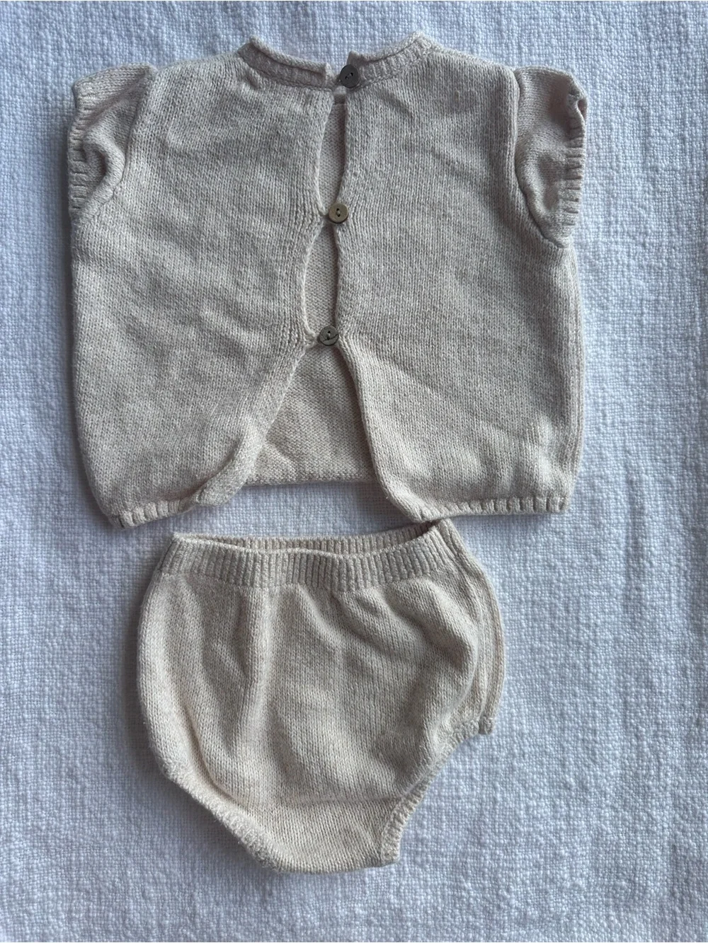 Quincy Mae Cream Knit set